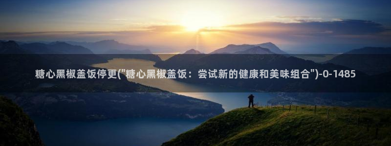 糖心n：糖心黑椒盖饭停更(\